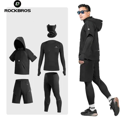 ROCKBROS – combinaison de sport à Compression pour hommes vêtements de course Jogging collants