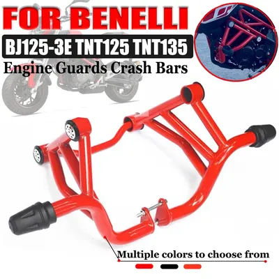 Pour Benelli BJ125-3E TNT125 BJ TNT 125 TNT135 Moto Accessoires Crash Bar Moteur Garde Pare-chocs