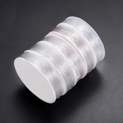 Corde élastique en cristal Transparent cordon extensible en plastique pour perles pour bricolage