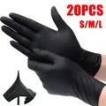 Gants imperméables sans poudre gants de cuisine gants de livres noirs gants de laboratoire gants