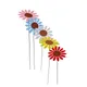 X7AB 5pcs Vintage Metal Sunflower Garden Stakes Yard Lawn Patio Ornament Flower Stick