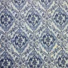 Tissu moderne bleu damassé pour canapé et chaise motif strihearticks tissu tissé pour bricolage