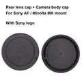 Capuchon d'objectif arrière et ensemble de capuchons d'appareil photo monture Sony Tains Minolta