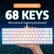 ROYAL KLUDGE – clavier mécanique de jeu rétro-éclairé rvb 68 touches 2.4G RKG68 sans fil