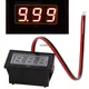 Compteur batterie étanche 2.5-30V voltmètre numérique voiture automatique LED rouge