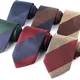 Cravates Maigres pour Hommes et Femmes Costume Décontracté à Larges Rayures Slim pour Mariage