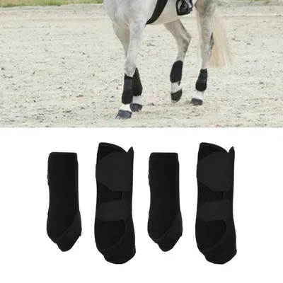 Enveloppes de jambe de bottes de cheval absorbant les chocs protection de tendon protège-jambes