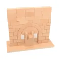 Pont en arc romain interactif en bois bloc d'empilage blocs de Stimulation jeu de tumbling 1