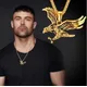 Collier Cool Eagle pour Homme Plaqué Or Multicolore Pendentif Sky Eagle Bijoux Cadeau Mode