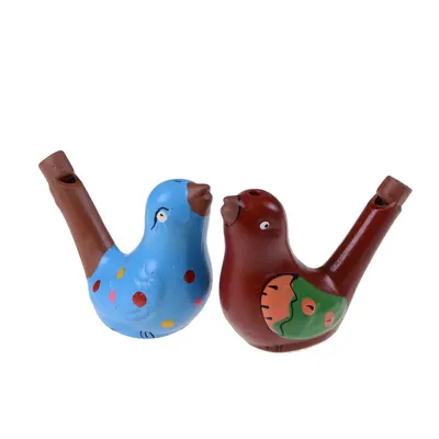 Jouet d'apprentissage précoce pour enfants jouet musical teinté dessin coloré oiseau d'eau