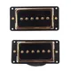 Tooycomparator Alnico 5 Humbucker 514 up Bridge Neck Set P90 for Electric JEAccessory Black