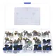 Kit de potentiomètre simple avec boutons jeu de potentiomètres simples arbre Kg 3 broches WH148