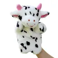 Marionnettes à main en forme de vache pour enfant jouet éducatif Animal pour raconter des