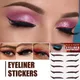 Autocollant Eyeliner Auto-Adhésif en PVC pour Femme et Fille Faux Eyeliner pour ix 5 Paires