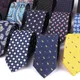 Cravates Jacquard Tissées pour Hommes Cravates Classiques Mariage Affaires Mode Polyester