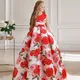 Robe longue à fleurs pour adolescentes vêtements princesse élégants pour fête bal de mariage pour