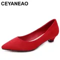 CEYANEAO – chaussures à talons bas pour femmes nouvelle collection printemps-automne 2023