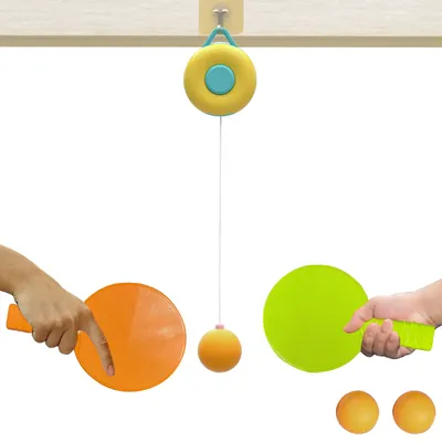 Formation de ping-Pong Ensemble Table Tennis Palettes Boules Auto-Entraînement Ensemble Jeu de