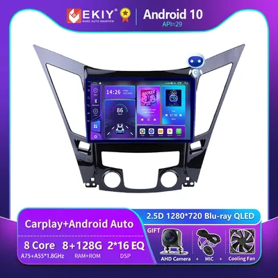 EKIY T900 Pour Hyundai Sonata 6 YF 2009 2010 2011 2013 2014 2015 Autoradio Navigation GPS Auto