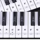 Autocollant de Piano Transparent Yamaha 49/61 touches pour clavier électronique Notes pour