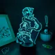 LOL Game Figure The Prodigal Explorer Ezreal Lampes 3D Led RGB Neon Night Lights Cadeau Chambre