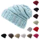 Bonnets épais pour femmes marque super star chapeau chaud d'hiver pour filles bonnet tricoté
