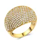 Milangirl-Bagues Bling Big CZ pour femmes haute qualité mariage fiançailles bijoux fantaisie
