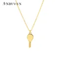 ANDYWEN-Pendentif Clé en Argent Sterling 925 Collier Long Bijoux Fantaisie Petit Cadeau de