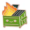 Badge de feu Dumpster rappel hilarant cadeau amusant pour les collègues