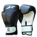 Gants de boxe en cuir PU pour hommes et femmes 1 paire pour entraînement au grappin poinçonnage