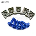 Boulons de carénage de moto vis de 6MM pour Yamaha YZF R125 YZF R15 YZF R25 YZF R3 MT-02 MT-25 YZF