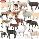 Oenux – figurines d'animaux de ferme en famille de moutons jouet éducatif mignon pour enfant