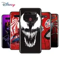 Coque de téléphone noir et doux Marvel Venom étui Spiderman pour LG K92 K62 K52 K42 K31 K22 K71 K61