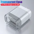 Coque de protection transparente pour adaptateur de chargeur Apple iPhone coque pour iPhone 13 12