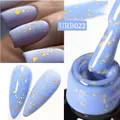 UR SUGAR-Verhéritage à Ongles Gel à Paillettes Dorées Base en Caoutchouc Bleu Couche de Base et de