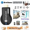 Récepteur de dongle TV d'affichage WiFi sans fil compatible HDMI clé TV M2 Plus DLNA Miracast