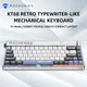 Machenike – clavier mécanique sans fil KT68 68 touches profil Cherry échange à chaud capuchons