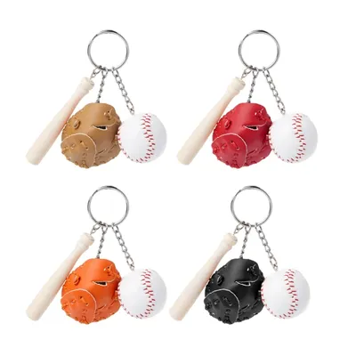 Porte-clés de balle de Baseball en métal magnifique pour sac sac à main pendentif décorations