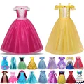 Disney-Robe de princesse Aurora Pepper pour filles déguisement Elsa Blanche-Neige Cendrillon