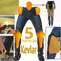 Pantalon de moto pour homme jean de moto genou aramide équipement de protection randonnée