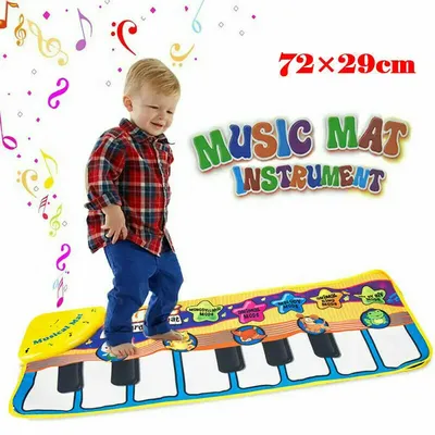 Tapis de piano pour enfants jouets musicaux éducatifs clavier phtalpolymères musicaux