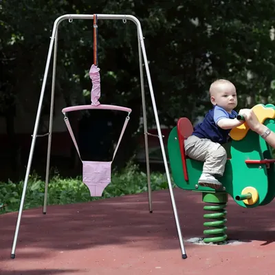 Balançoire de jardin pour enfants jouets amusants chaise de sécurité pour bébé sans support pour