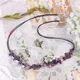 Collier améthystes en cristal pour hommes et femmes bijoux en pierre naturelle Quartz fait à la