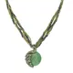 SUMENG-Collier pendentif paon en pierre de cristal naturel pour femme bijoux multi-documents
