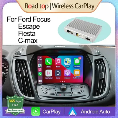 CarPlay sans fil pour Ford Focus Escape Fi.C. C-max Android Auto accessoire Mirror Link AirPlay
