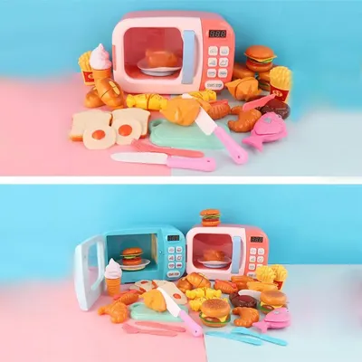 Four à micro-ondes jouet pour enfants maison de jeu pour enfants cuisine pour bébé ensemble de