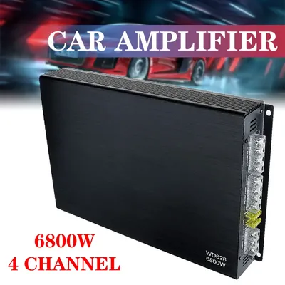 Amplificateurs de son de voiture à 4 canaux haut-parleur de basse stéréo audio caisson de basses
