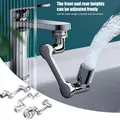 Tête de pulvérisation rotative à 1080 degrés lavabo de cuisine adaptateur d'extension de robinet