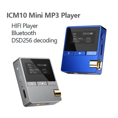IRIVER ICM10 – Mini lecteur MP3 Portable sans perte avec Clip Bluetooth DAP jusqu'à 15 heures