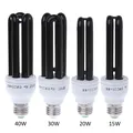 Ampoule CFL fluorescente UV 15/20/30/40W lumière noire 220V E27